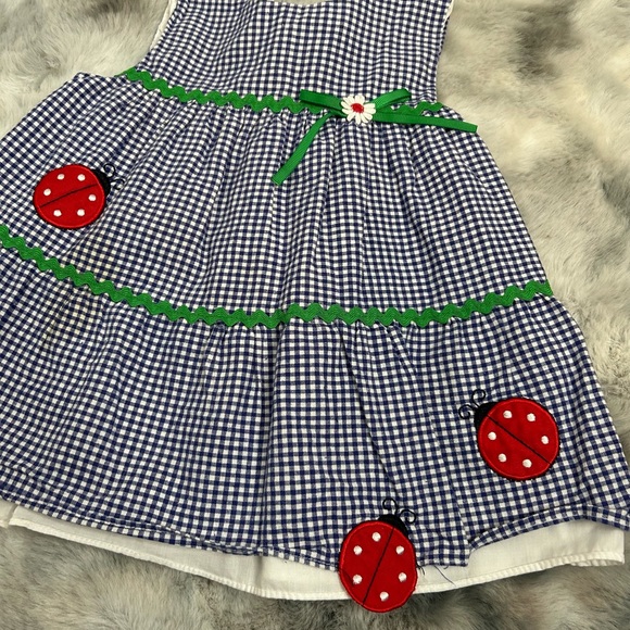 Chantilly place girls ladybug dress - Picture 2 of 5